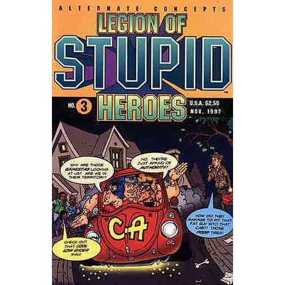 Legion of Stupid Heroes #3 VF ; Alternate Concepts Comic Book