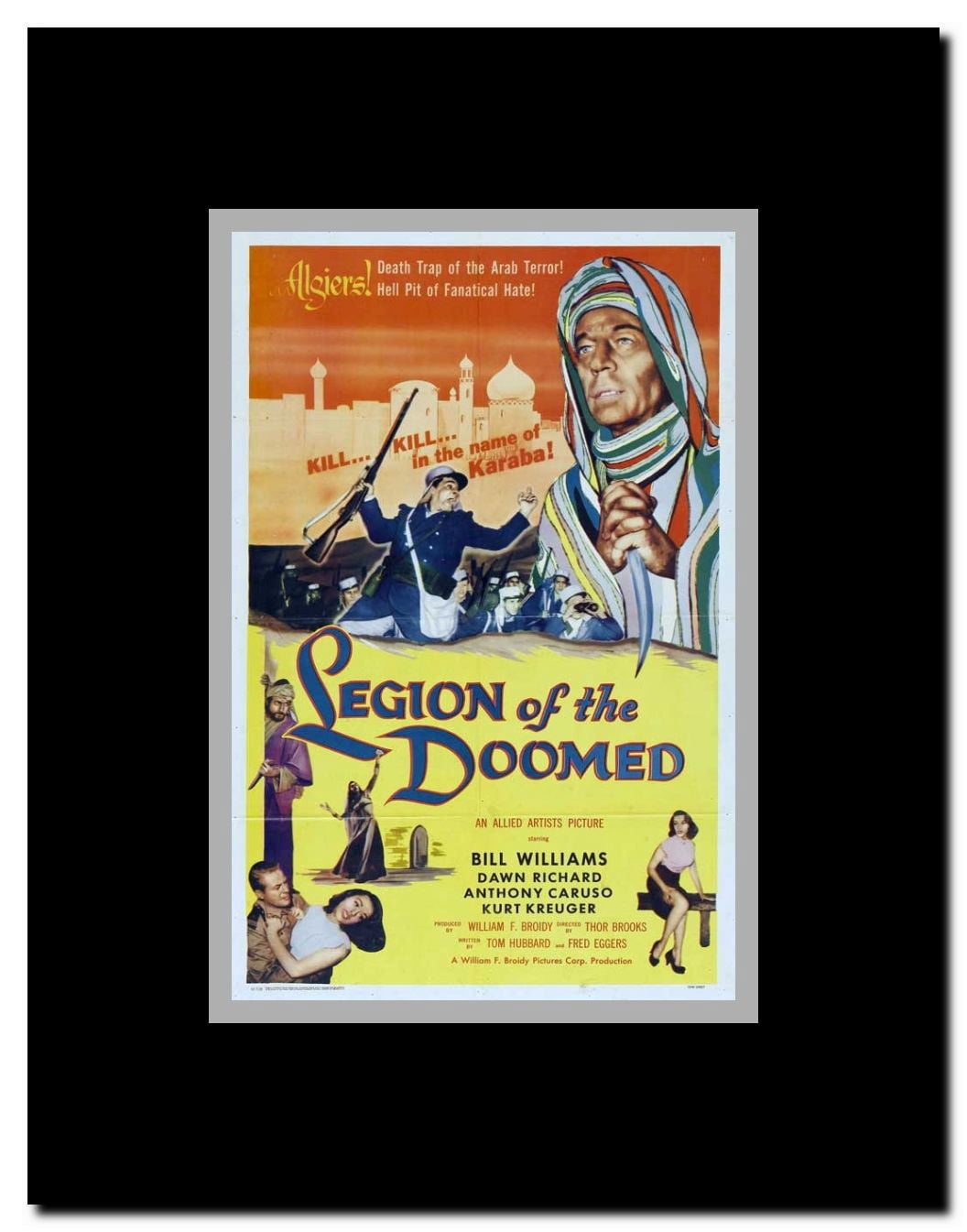 Legion of the Doomed Framed Movie Poster
