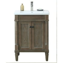 LegionFurniture WLF7021-24 24 in. Sink Vanity - Weathered Gray