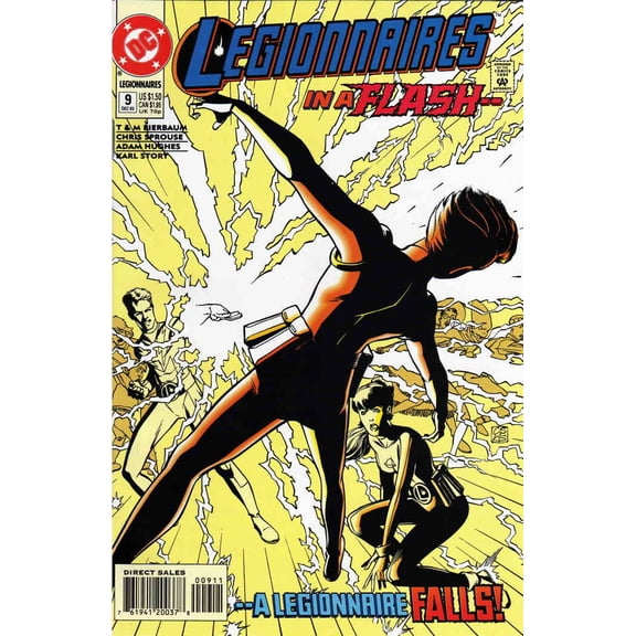 Legionnaires #9 VF ; DC Comic Book