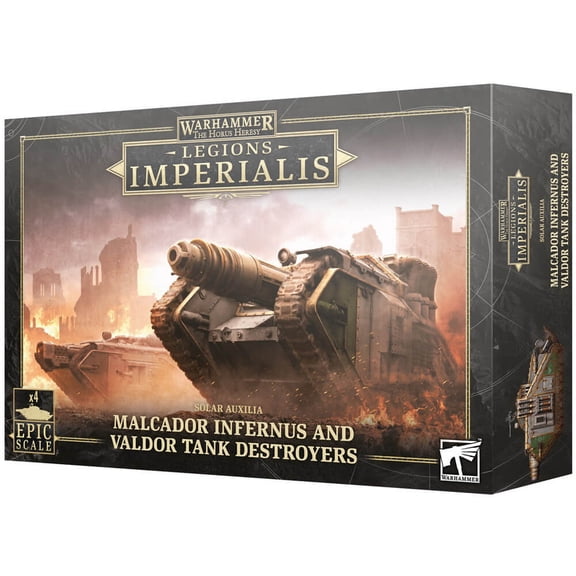 Games Workshop GW0357 Warhammer The Horus Heresy: Legions Imperialis: Malcador Infernus and Valdor Tank Destroyers