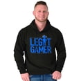 thumbnail image 1 of Legit Gamer Video Games Nerdy Geeky Hoodie Hooded Sweatshirt Men Brisco Brands M, 1 of 6