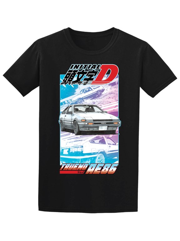 *Legit* Initial D Manga Trueno Colorful Unisex Official Anime T-Shirt #416844