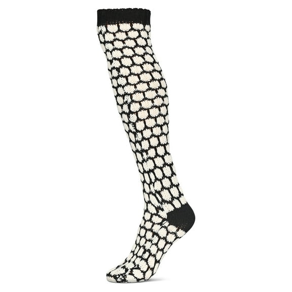 Legmogue Women's Hexitrast Chunky Knit Over The Knee Warm Sock - Womens - Female, One Size, Olive