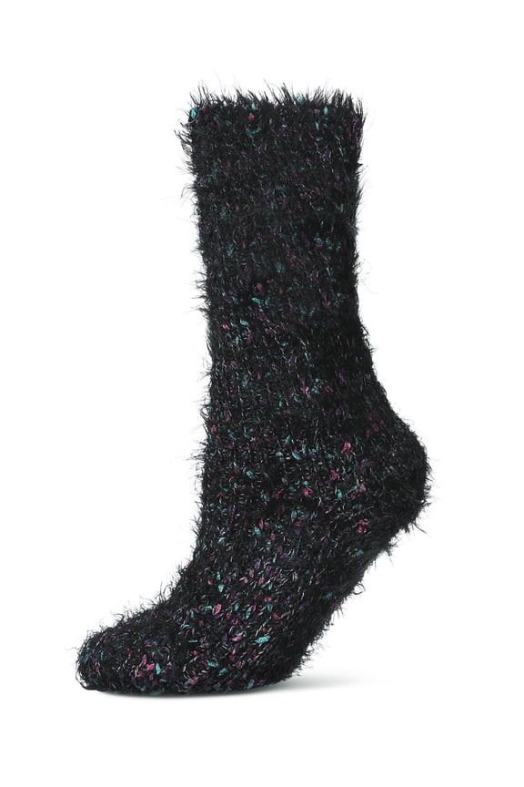 Women's Metallic Snowlight Slouch Multicolor Knit Sock - Womens - Female, 9-11, Black