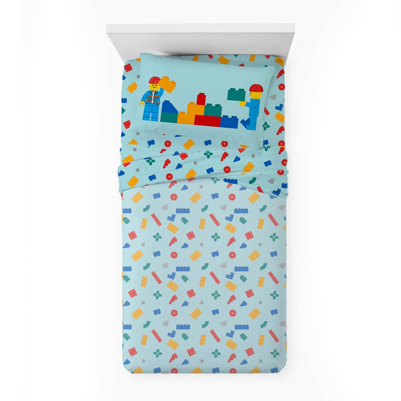 LEGO® Kids 3-Piece Multicolor Bed Sheet Set, Twin