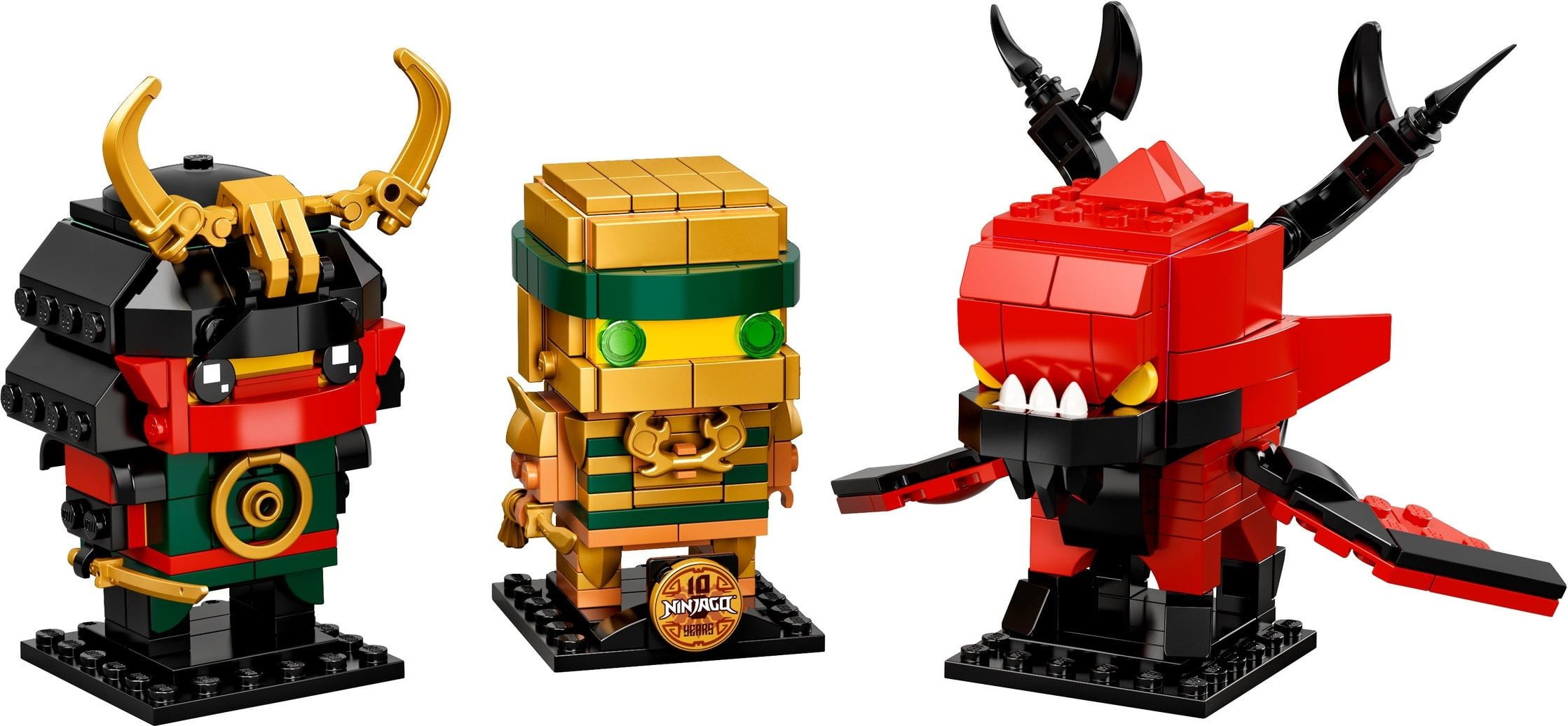 鬼福招来 Lego 40490 BrickHeadz NINJAGO Legacy 10 Building Toy New
