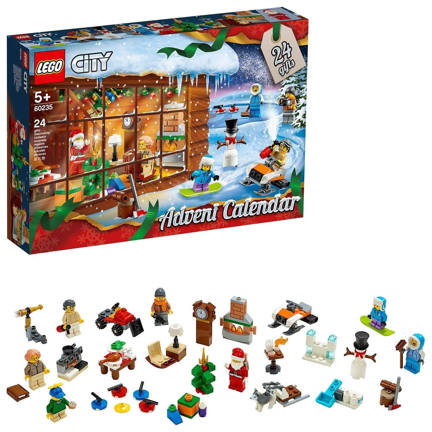 Lego City Calendar Building Kit, New 2019 (234 Pieces) Walmart.com