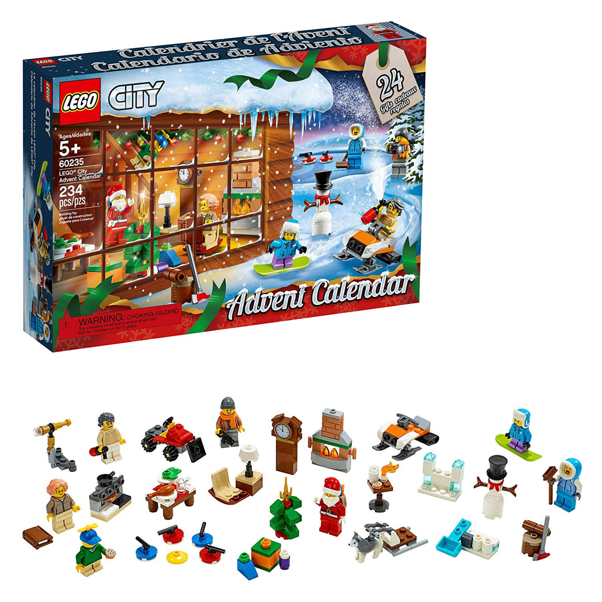 Lego 60235 City Advent Calendar Building Kit, New 2019 (234 Pieces) - image 1 of 3