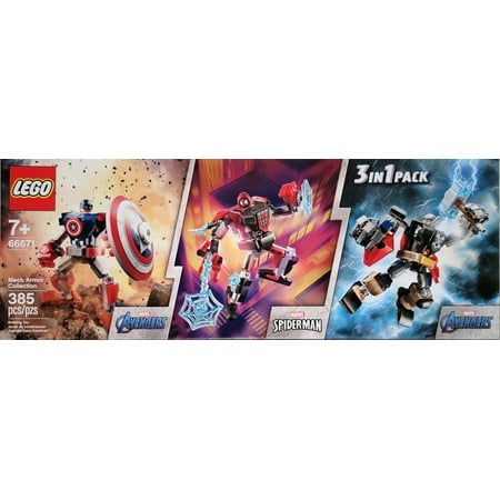 LEGO Super Heroes Marvel Tri-Pack: Thor, Captain America, & Spiderman