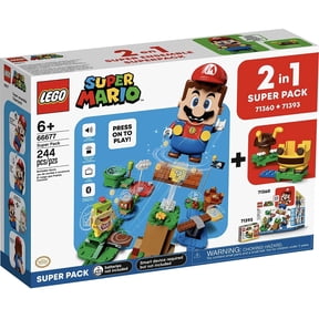 Lego 66677 Super Mario 2 in 1 Super Pack Building Kit for Creative Kids 6+