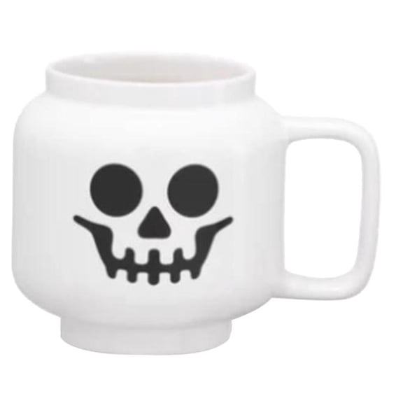 Room Copenhagen LEGO Ceramic Mug, White Skeleton, Small