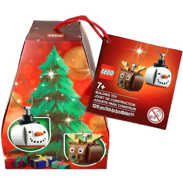 Seasonal Snowman Reindeer Duo Set LEGO 854050 Walmart
