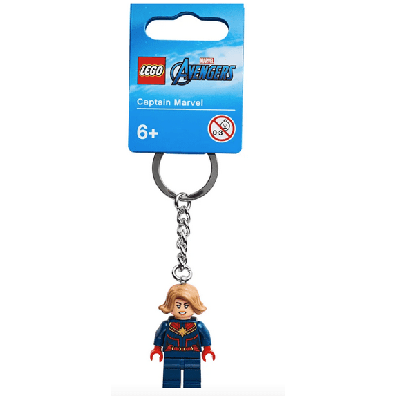 Lego 854064 Marvel Disney Captain Marvel Key Chain Keychain New with Tag