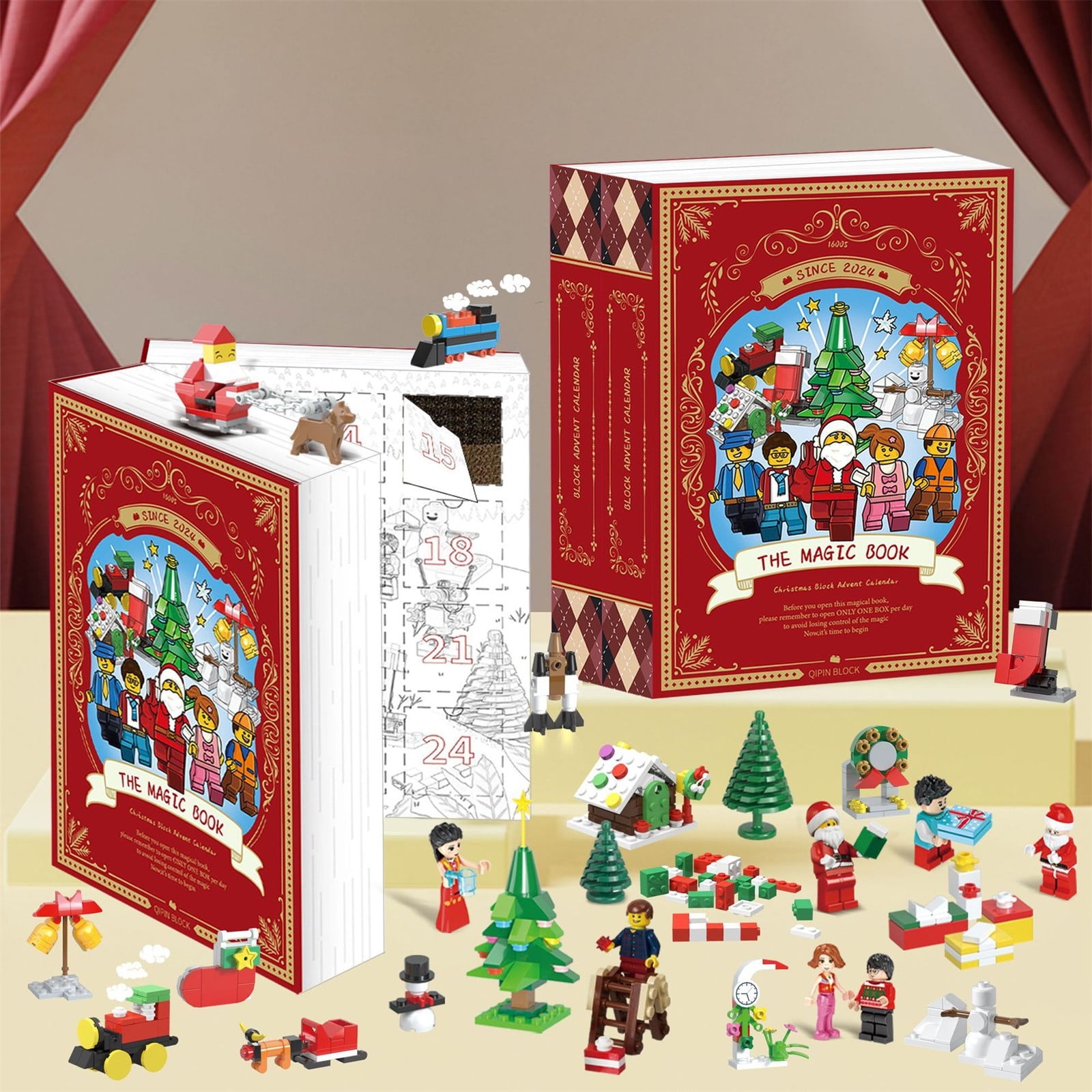 Lego Advent Calendar 2024,Lego Christmas,Blind Box,Christmas Countdown