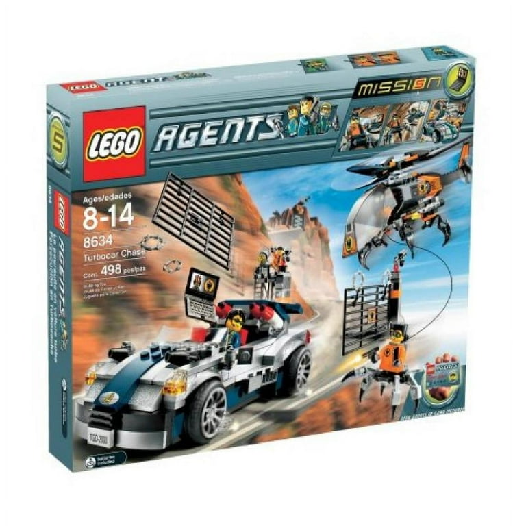 Agents Mission 5 Turbo Car Chase Set LEGO 8634 Walmart