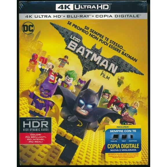 Lego Batman (4K Ultra-HD+Blu-Ray+Digital Copy) (4K Ultra HD) Will Arnett: Bruce Wayne/Batman