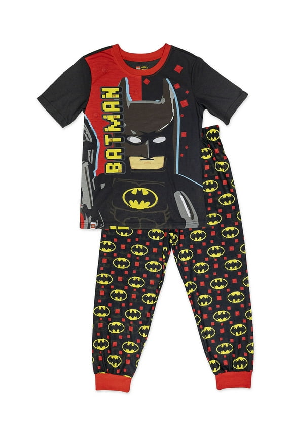 Batman Boys Pajama Set, 2-Piece, Sizes 4-12