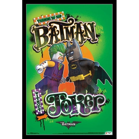 Lego Batman - Faceoff Laminated & Framed Poster Print (22 x 34)