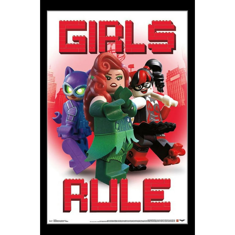 Lego Batman Girls Poster Print 22 x 34 Walmart