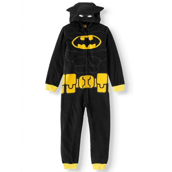 Lego Batman Hooded Costume Union Suit Pajama (Big Boy & Little Boy)