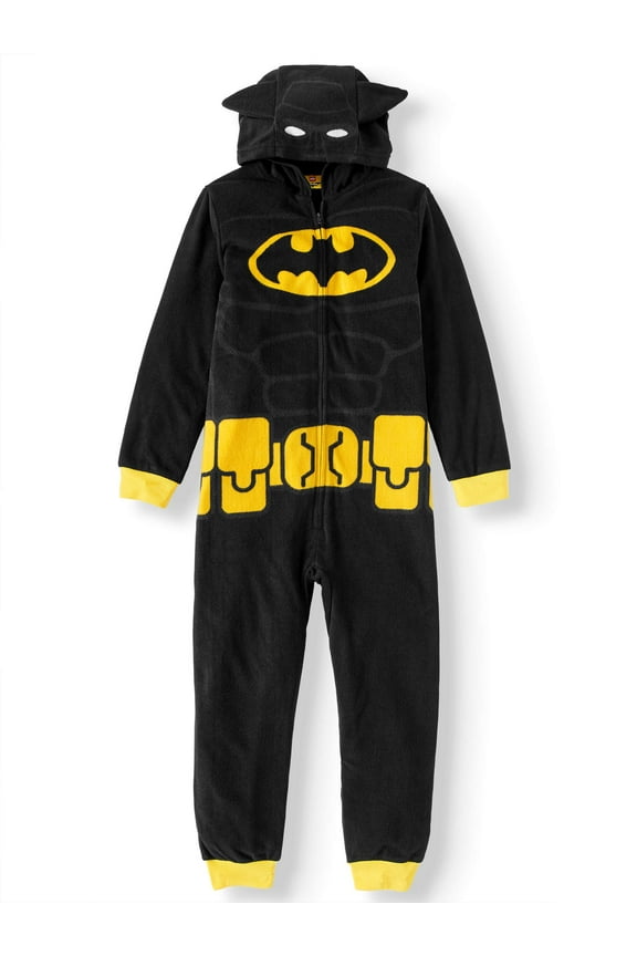 Batman Hooded Costume Union Suit Pajama (Big Boy & Little Boy)