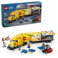 thumbnail image 1 of LEGO City Yellow Delivery Truck Toy, Comes with a Semitruck Model, Forklift and 4 Minifigures for Pretend Play, Fun Birthday Gift Idea for Kids' 8 Years Old and Up, 60440, 1 of 6
