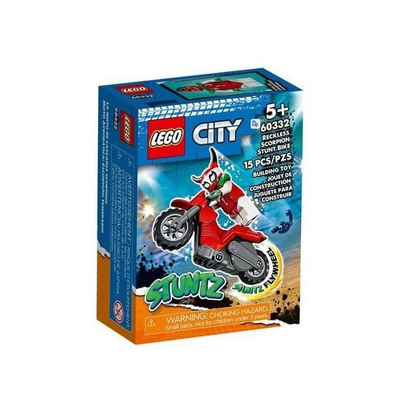 Lego City Fearless Scorpion Show Motorbike 60332 - Walmart.com
