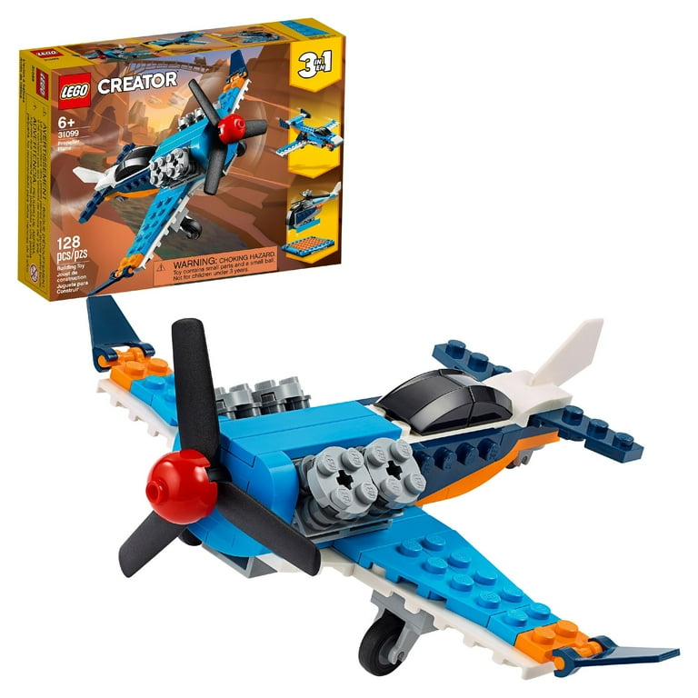 Lego Creator 3in1 Propeller Plane 31099 Flying Toy Building Kit