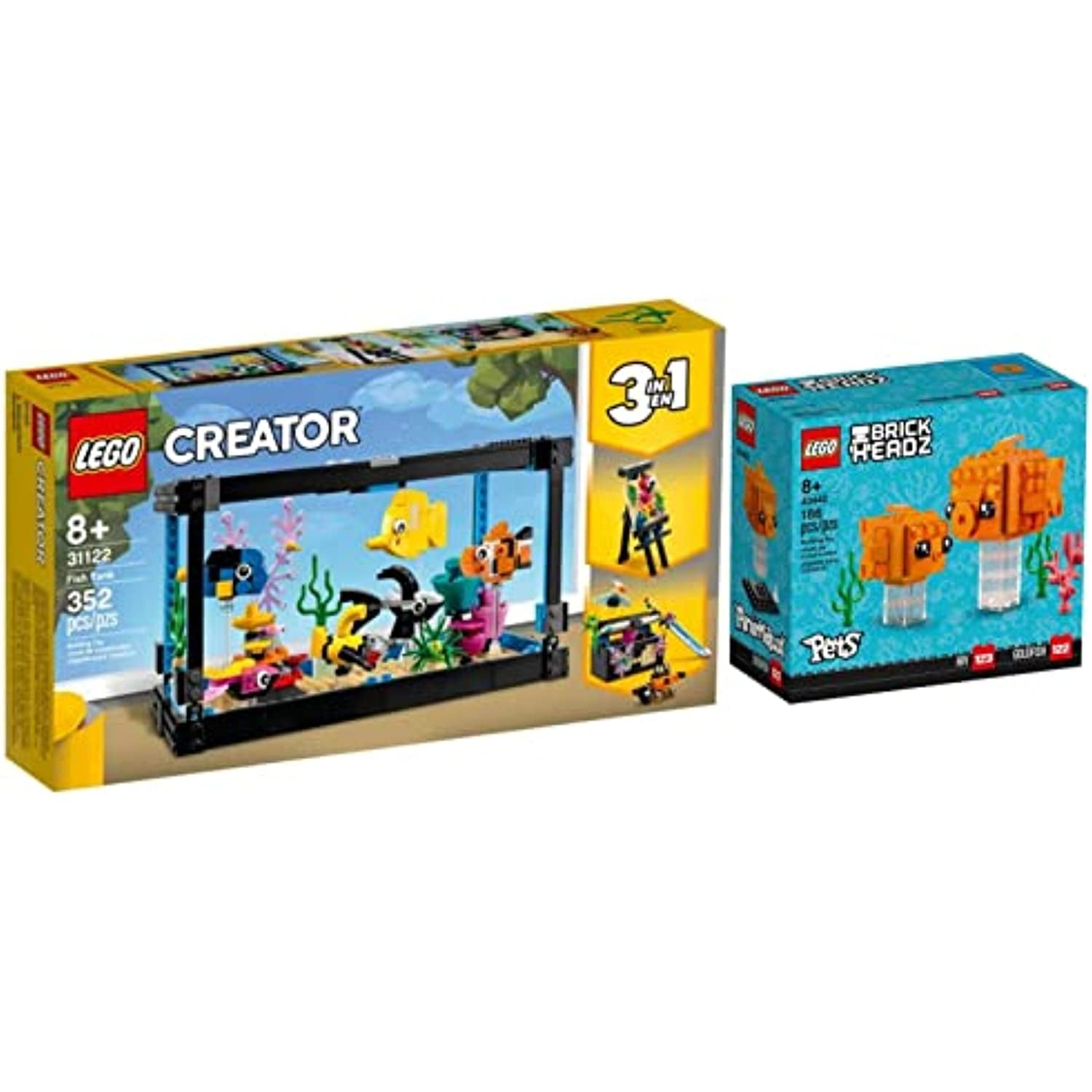 Lego Creator Fish Tank 31122 Exclusive 3-in-1 Building Set,8 years and up