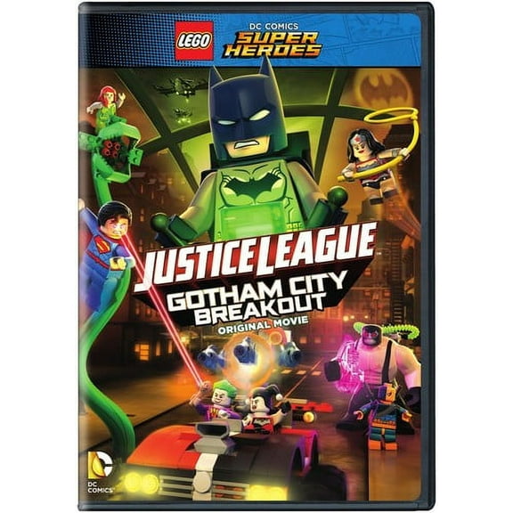 Lego DC Super Heroes: Justice League: Gotham City Breakout (DVD), Warner Home Video, Animation
