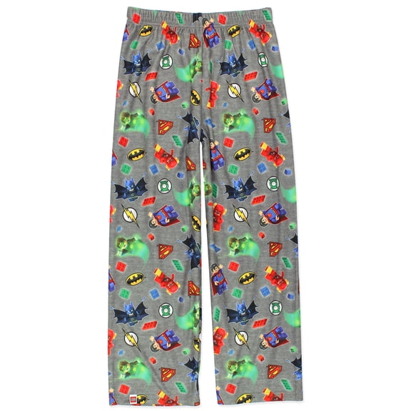 Lego DC Super Heroes Kids Male Flannel Lounge Pajama Pants S21B302LH