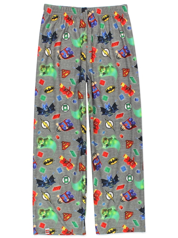 DC Super Heroes Kids Male Flannel Lounge Pajama Pants S21B302LH