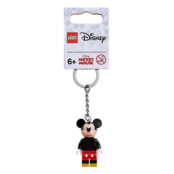 Lego Detachable Disney Mickey Mouse Key Chain, Red