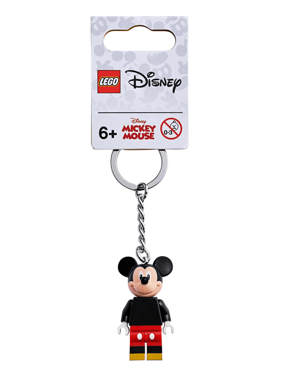 Detachable Disney Mickey Mouse Key Chain, Red