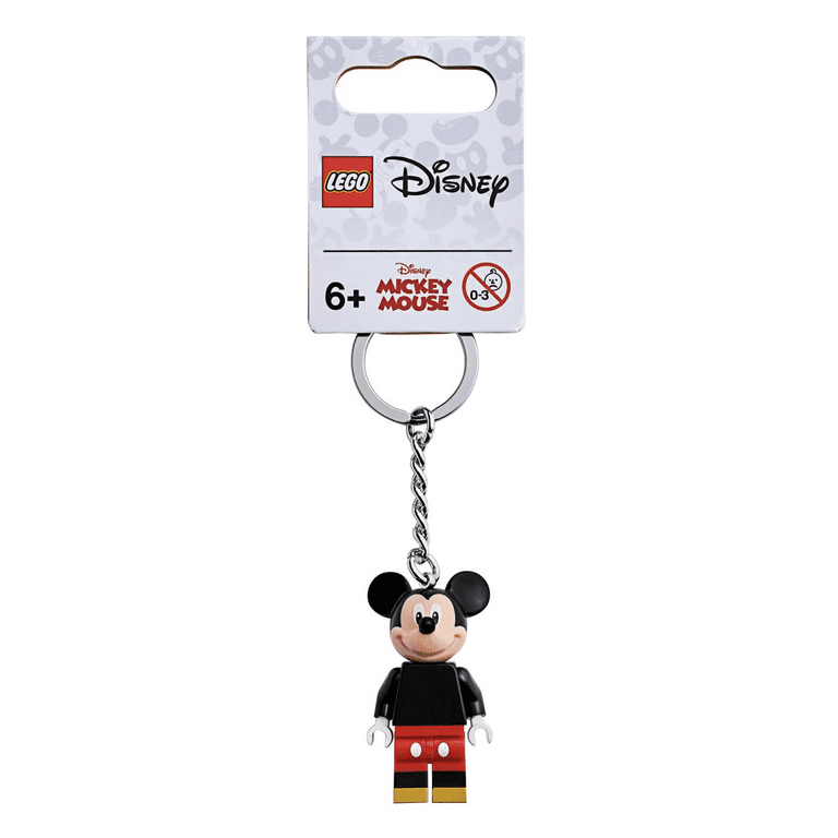 Lego Detachable Disney Mickey Mouse Key Chain Red
