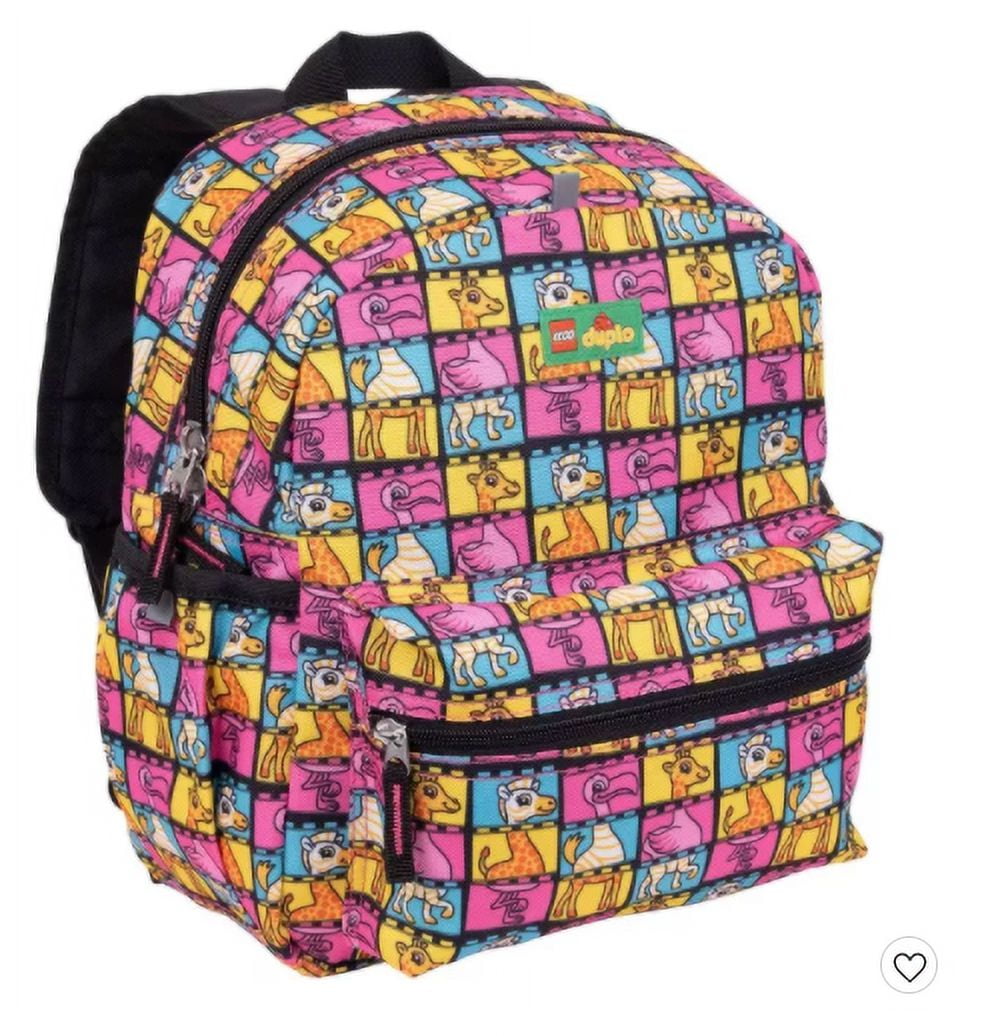 Lego Duplo Kids Backpack - Bubble Gum Durable Polyester for School & Travel