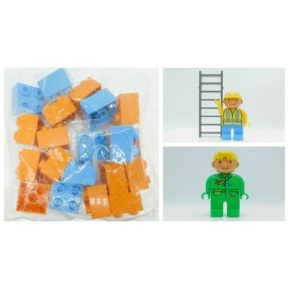 Lego Duplo Bob & Wendy orange medium Blue sealed Building blocks