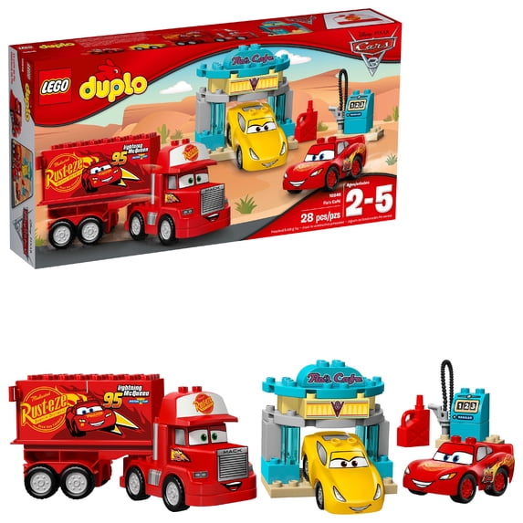 Lego Duplo Cars Flo's Cafe 10846 Building Set (28 Pieces)