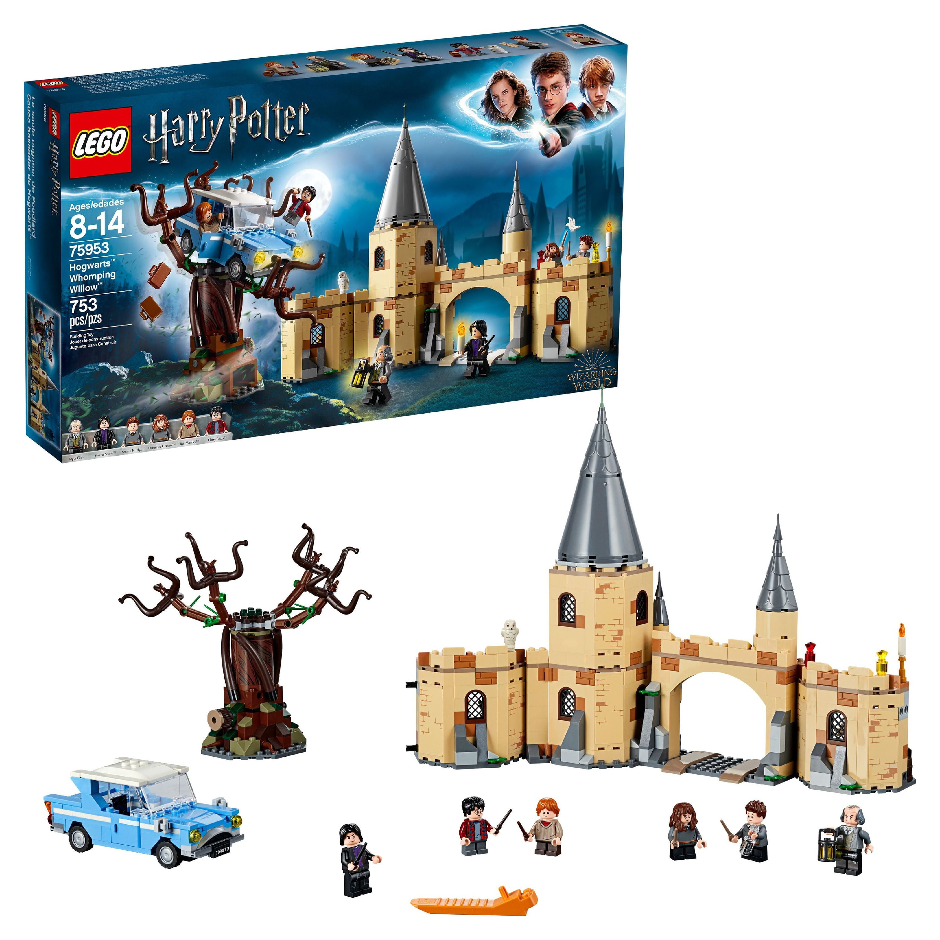 LEGO Harry Potter Magical Hogwarts Whomping Willow Set 75953 753 Pieces Walmart