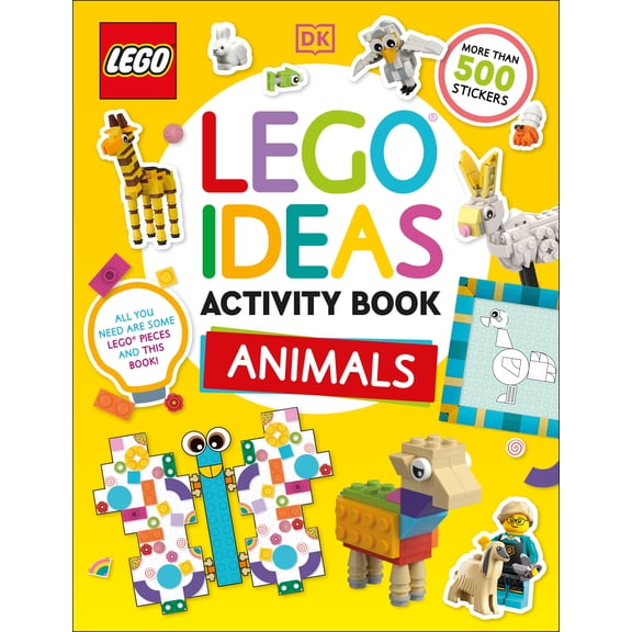 LEGO Ideas Activity Book Animals: Packed with LEGO Building and Sticker Activities and Fun Facts. with 500+ Stickers! (Paperback)