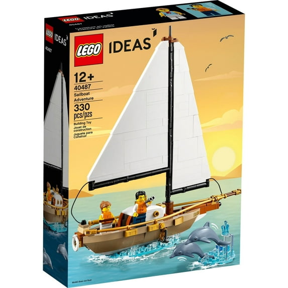 LEGO Ideas Sailboat Adventure 330 Piece Building Set 40487