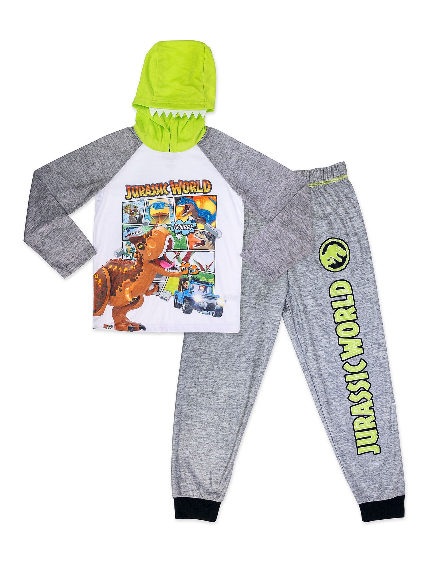 Lego Jurassic Boys Hooded Long Sleeve Top and Long Pants 2 Piece