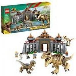 LEGO Jurassic World T Rex Sets Park Indominus rex vs. Ankylosaurus Dinosaur Toy 537 Pieces Walmart