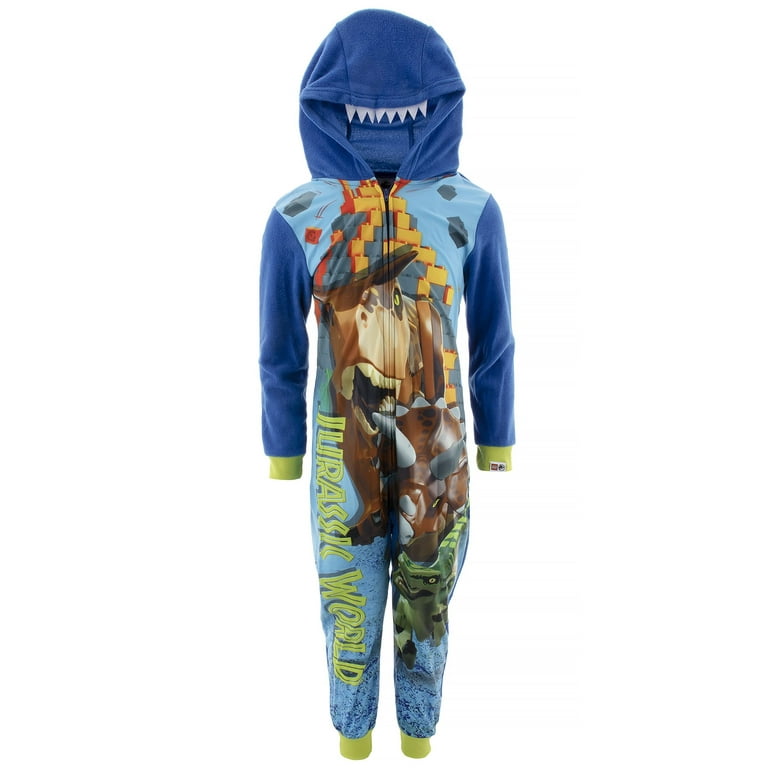 Boys hooded pjs sale