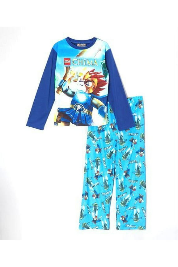 Legends of Chima 2 PC Long Sleeve Pajama Set Boy Size 8