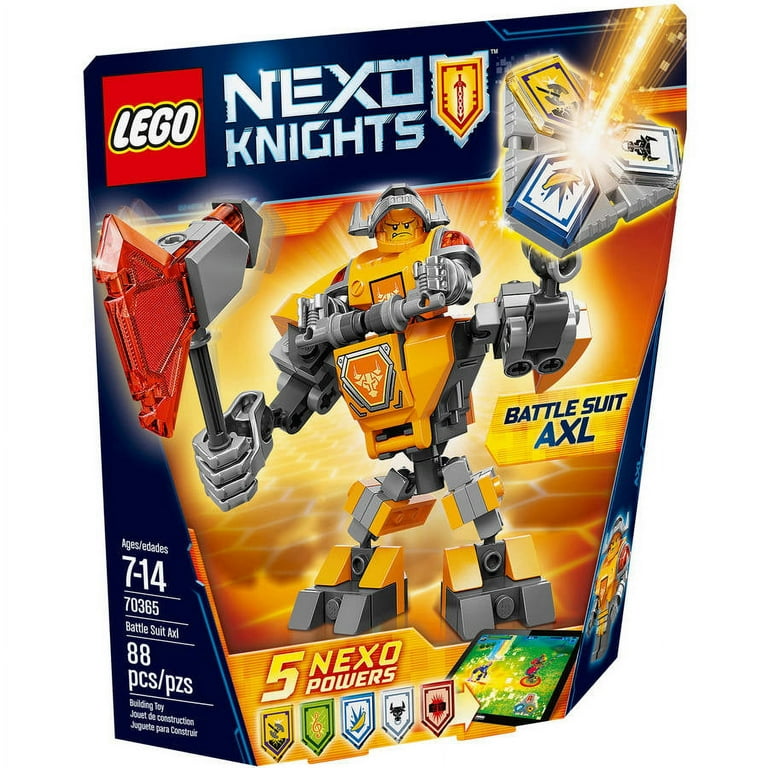 LEGO NEXO KNIGHTS BATTLE SUIT AXL (70365) - Walmart.com