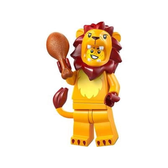 Lego Lion Costume - Mini Figures Series 28 Animals, Single Mini Figure (Lego 71051)