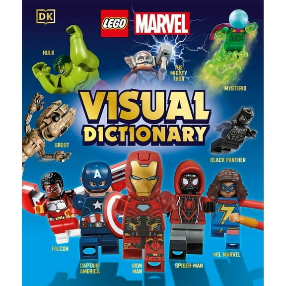 Lego Marvel Visual Dictionary (Library Edition): Without Minifigure, (Hardcover)