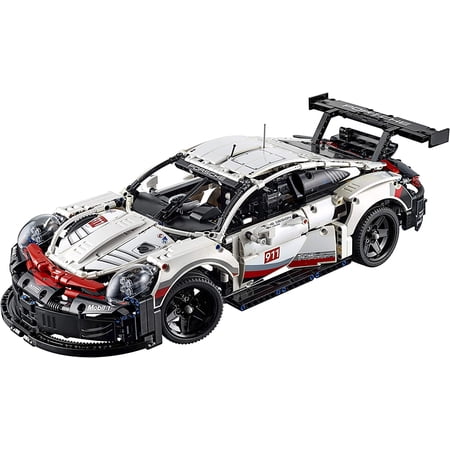 Lego Mechanical Group Porsche 911 RSR Racing Car Model Building Block Assembly (composed of 1580 pieces)